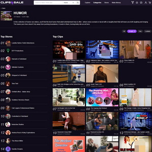 Clips4Sale Humor, Premiumsajter Med Porrparodier