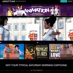 AdultTime Animation, Prémiové stránky s&nbsp;kresleným pornem