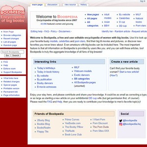 Boobpedia, AV女優データベース