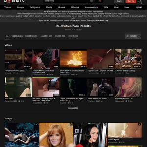 Motherless Celebrities, 有名人ポルノサイト