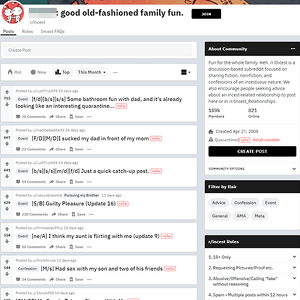 Reddit Taboo Stories, Reddits NSFW