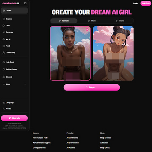 OurDream AI Black, Zwarte AI Porno Sites