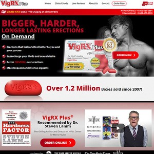 VigRX Plus, Férfi Potencianövelő Tabletták
