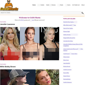 CelebMasta, 有名人ポルノサイト