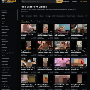 ScatArchive, Poepsex Porno Tube Sites